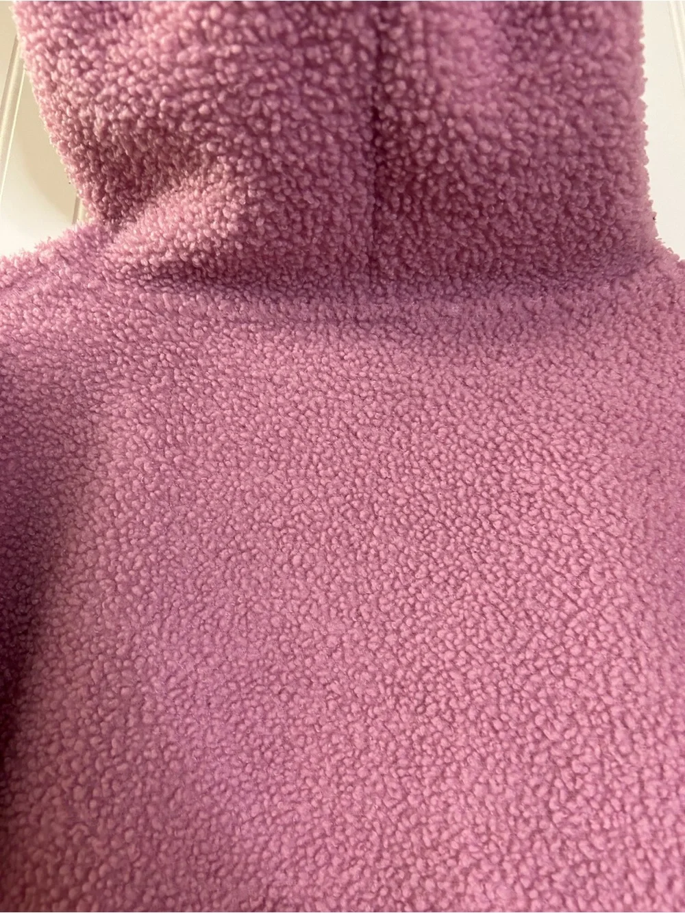 Wild Fable Pink Sherpa Zip Hoodie with Orange Trim Size Medium - Picture 7 of 8